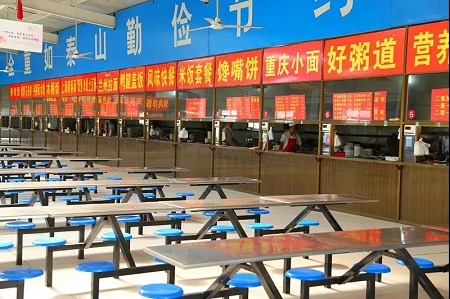 石家莊鐵路職業技工學校食堂環境 校園環境 第3張